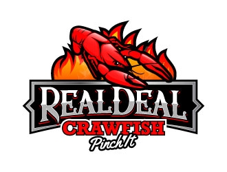 Real Deal Crawfish logo design by daywalker