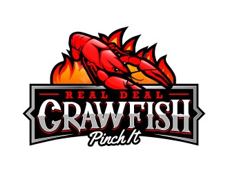 Real Deal Crawfish logo design by daywalker
