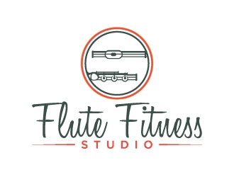Flute Fitness Studio logo design by iamjason