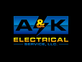 A&K Electrical Service, LLC. logo design by lexipej