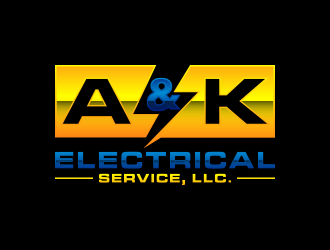 A&K Electrical Service, LLC. logo design by lexipej