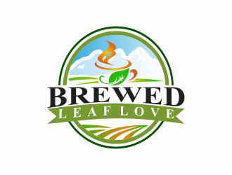 Brewed Leaf Love logo design by cahyobragas