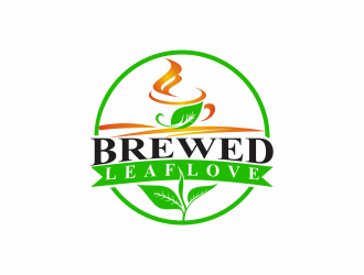Brewed Leaf Love logo design by cahyobragas