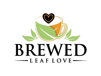 Brewed Leaf Love logo design by mewlana