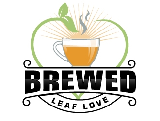 Brewed Leaf Love logo design by Suvendu