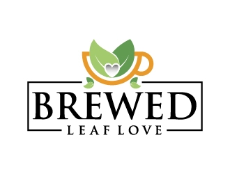 Brewed Leaf Love logo design by mewlana