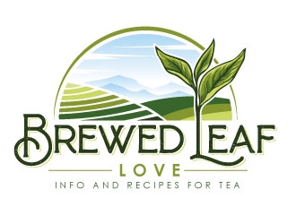 Brewed Leaf Love logo design by REDCROW
