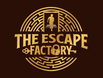 THE ESCAPE FACTORY logo design by jaize