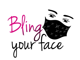 Bling Your Face logo design by PANTONE