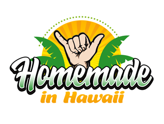 Homemade in Hawaii logo design by kunejo