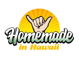 Homemade in Hawaii logo design by kunejo