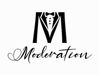 Moderation logo design by redvfx