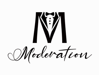Moderation logo design by redvfx
