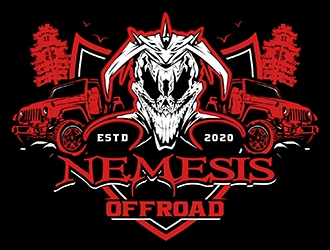 Nemesis Offroad logo design by logofighter