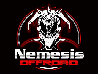Nemesis Offroad logo design by Suvendu