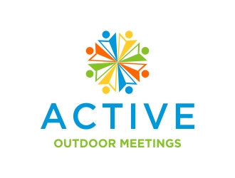 Active Outdoor Meetings logo design by cikiyunn