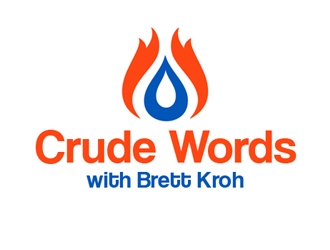 Crude Words with Brett Kroh  logo design by redvfx
