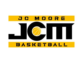 JC Moore Basketball logo design by daywalker