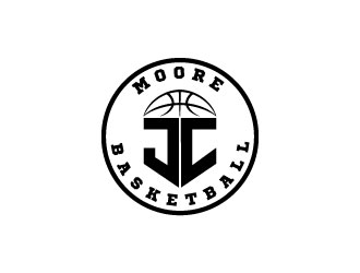 JC Moore Basketball logo design by zamzam
