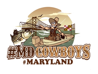 #MDCowboys logo design by DreamLogoDesign