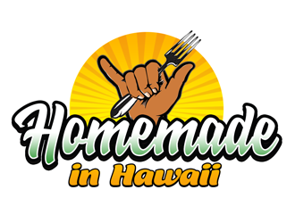 Homemade in Hawaii logo design by kunejo
