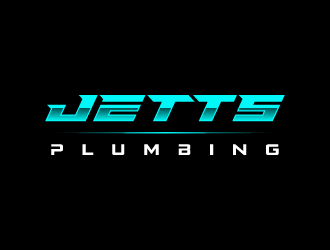 JETTS Plumbing logo design by pencilhand