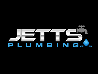 JETTS Plumbing logo design by kunejo