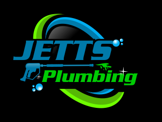 JETTS Plumbing logo design by Greenlight