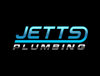 JETTS Plumbing logo design by Dhieko