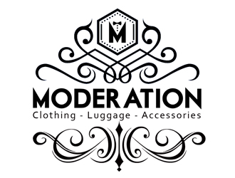 Moderation logo design by redvfx