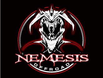 Nemesis Offroad logo design by Suvendu