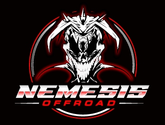 Nemesis Offroad logo design by Suvendu
