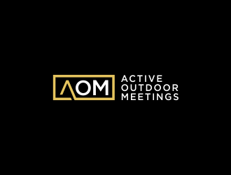 Active Outdoor Meetings logo design by bismillah