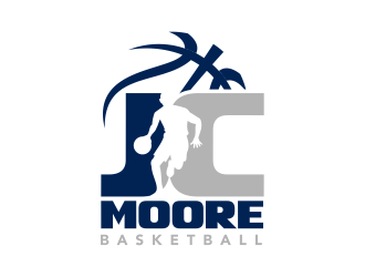 JC Moore Basketball logo design by ingepro