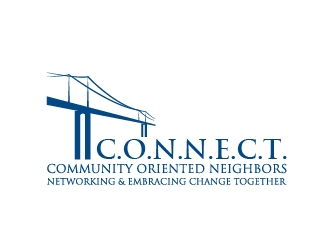 C.O.N.N.E.C.T. (Community Oriented Neighbors Networking &amp; Embracing Change Together) logo design by my!dea