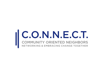 C.O.N.N.E.C.T. (Community Oriented Neighbors Networking & Embracing Change Together) logo design by mbamboex