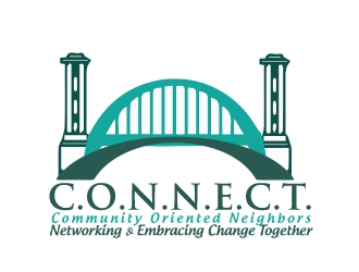 C.O.N.N.E.C.T. (Community Oriented Neighbors Networking & Embracing Change Together) logo design by AamirKhan