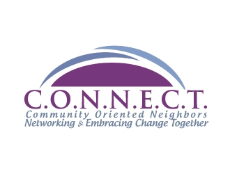 C.O.N.N.E.C.T. (Community Oriented Neighbors Networking & Embracing Change Together) logo design by AamirKhan
