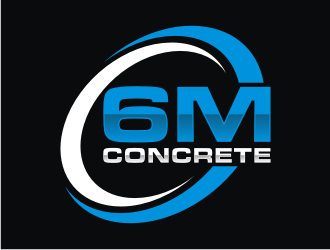 6M Concrete logo design by carman