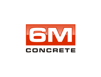 6M Concrete logo design by Inaya
