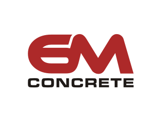 6M Concrete logo design by rief