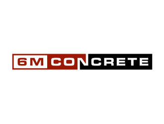 6M Concrete logo design by Zhafir