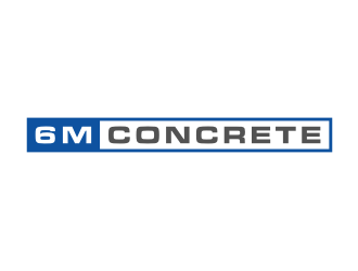 6M Concrete logo design by Zhafir