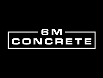 6M Concrete logo design by Zhafir