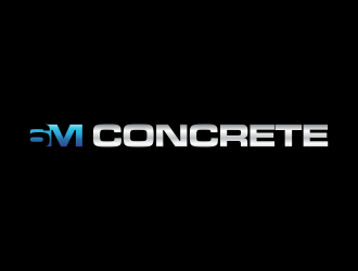 6M Concrete logo design by hopee