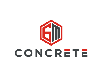 6M Concrete logo design by Diancox