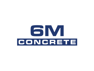 6M Concrete logo design by bricton
