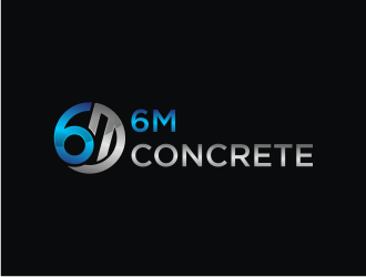 6M Concrete logo design by bricton