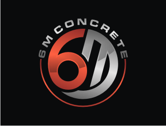 6M Concrete logo design by bricton