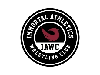 Immortal Athletics Wrestling Club  or IAWC (Is used for short)  logo design by dibyo